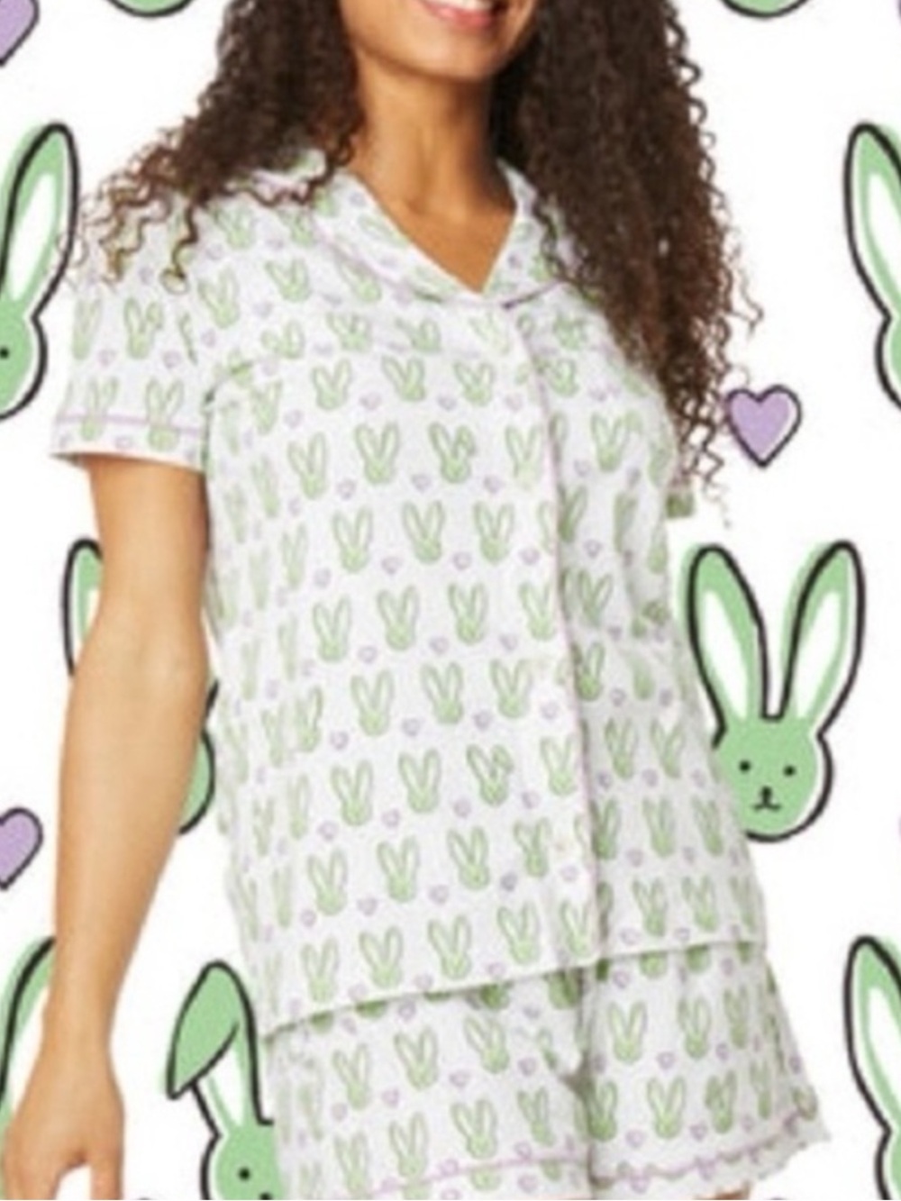 ROLLER RABBIT LIMITED
EDITON Lovely Bunny Women's
Pajama Top XS